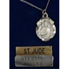 St. Jude Medal  Sterling Silver